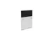 cache de banque d'accueil p. table de bureau Bl-blanc BN8033-noir