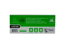 Exacompta Kassarol 43828E Wit 80mmx80mmx12mm 75 Meter 55 Gram