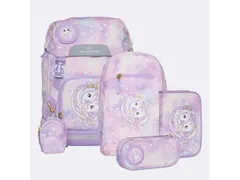 Schooltasset Beckmann Classic Unicorn Princess Purple 6dlg (Schooltas,
