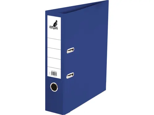Ordner Kangaro A4 2 rings 75mm PP/Papier donkerblauw