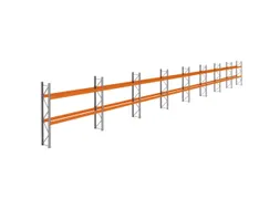 palletstelling,basis+7xaanbouw,HxBxD 3360x29700x750mm,vakl. 3400kg