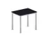 In hoogte verstelbaar bureau,HxBxD 720-840x800x600mm,CC-zwart