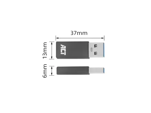 Adapter ACT USB-A naar USB-C USB 3.2 Gen.1