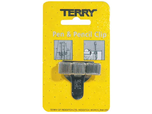 Terry Clip Tbv 3 Pennen/potlood Zilverkleurig