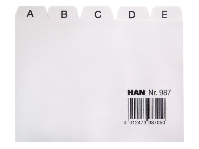 Alfabet HAN A7 HA-987 lichtgrijs