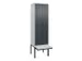 locker voor scheiding van kleding,HxBxD 2120x600x815mm,2vak