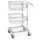 korfwagen,3etage(s),HxLxB 1020x680x360mm,RAL7001