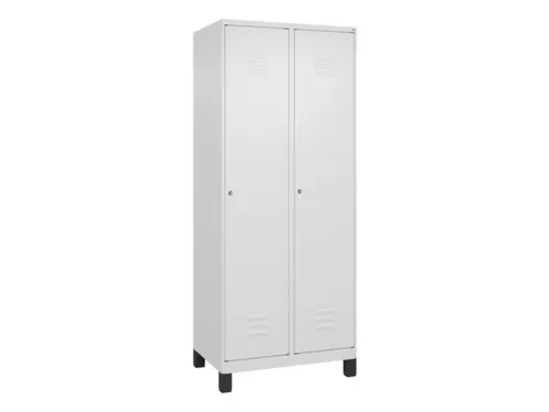 locker,HxBxD 1950x800x500mm,2vak,vak B 400mm,cil.-slot,voeten