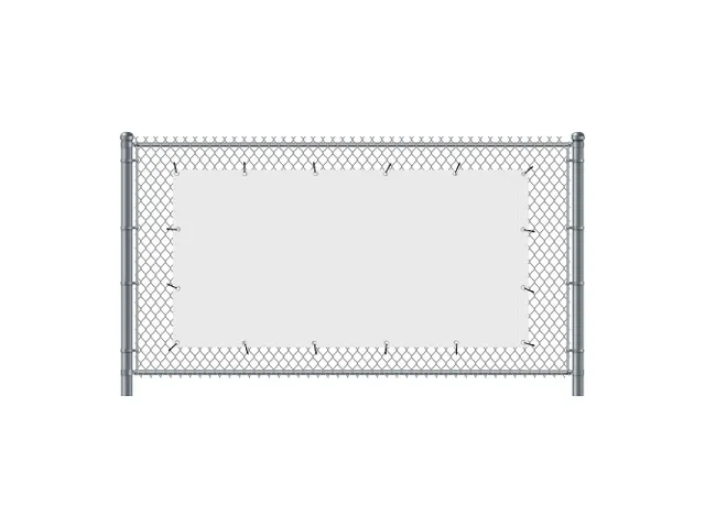 Hekwerkbanner 200x100cm met eigen Print Reclamedoek voor buiten
