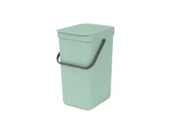 Afvalemmer Sort & Go 12 Liter Jade Lichtgroen