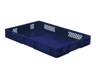 Euronorm-Stapelbak 14.5l H X L X B 75x600x400mm Blauw - 1