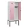schoollocker,HxBxD 1950x800x500mm,2vak,vak B 400mm,draaigrendel