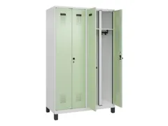 locker voor scheiding van kleding,HxBxD 1950x1200x500mm,4vak
