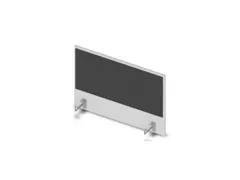 panneau de rehausse p. table de bureau Bl-blanc BN8010-anthracite