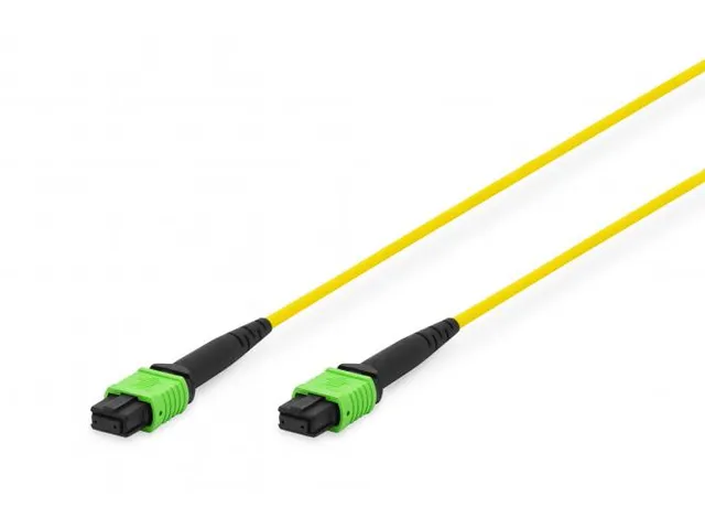 Glasvezel patchkabel MPO vrouwelijk OS2 Methode A 1m geel/groen