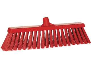 Hygiene 2920-4 Brede Bezem Rood 47cm Harde vezels 530mm - 1