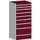 ladekast HxBxD 1600x800x650mm 9laden zware lasten RAL7035 RAL3004
