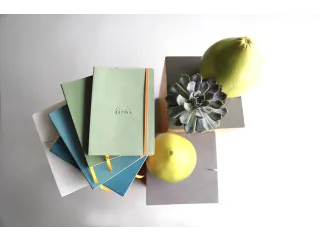 Schrijfblok Rhodia A6 lijn 80 vel 80gr oranje - 5