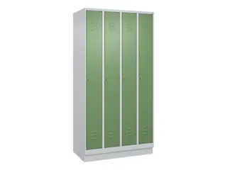 locker,HxBxD 1950x1000x500mm,4vak,vak B 250mm,cil.-slot,sokkel - 1