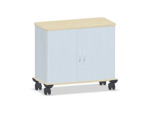 jaloeziedeurkast,HxBxD 720x800x400mm,1xhouten vloer,decor romp esdoorn