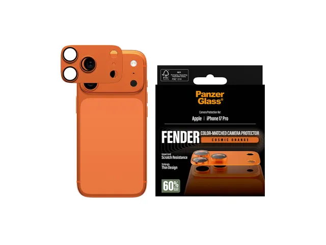 PanzerGlass Fender Camera Protector Cosmic Orange iPhone 17 Pro, Ap
