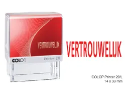 Tekststempel Colop Printer 20/L vertrouwelijk