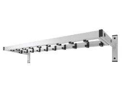 Wandgarderobe Kapstok 19 Haken Safe Grijs