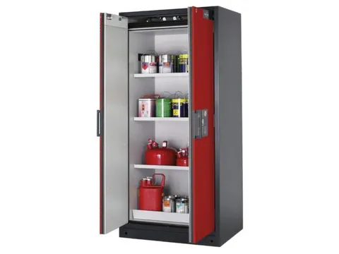 Veiligheidskast Brandbare Stoffen Deur Ral3020 1953x893x615mm