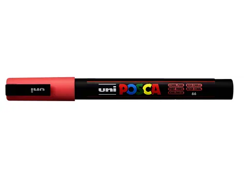 Verfstift Posca PC3M Fijne punt 0,9-1,3mm Koraal
