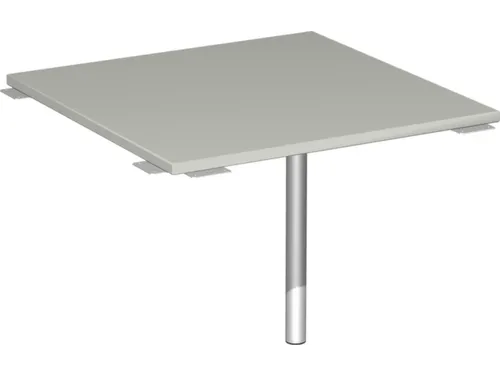 koppelelement voor bureau,90 °,HxBxD 680-820x800x800mm,blad lichtgrij