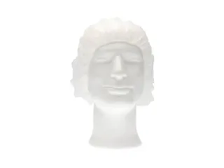 Haarnet CMT bouffant non-woven M 50cm PP wit 100 stuks - 1