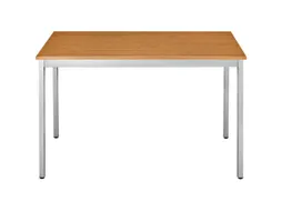 Tafel Vierkant 140x70 Cm Rechthoekig Frame Aluminium Blad Kersenhout