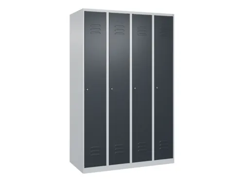 locker,HxBxD 1850x1200x500mm,4vak,vak B 300mm,cil.-slot