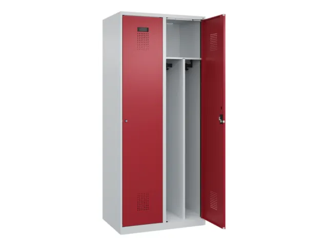 locker voor scheiding van kleding,HxBxD 1850x800x500mm,2vak