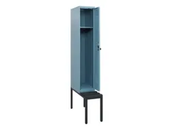 locker met bank,HxBxD 1950x300x815mm,1vak,vak B 300mm,draaigrendel