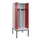 PBM-locker met bank,HxBxD 2120x800x815mm,2vak,vak B 400mm