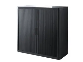 Roldeurkast HxBxD 1040x1100x415mm 2 Oh Zwart - 1