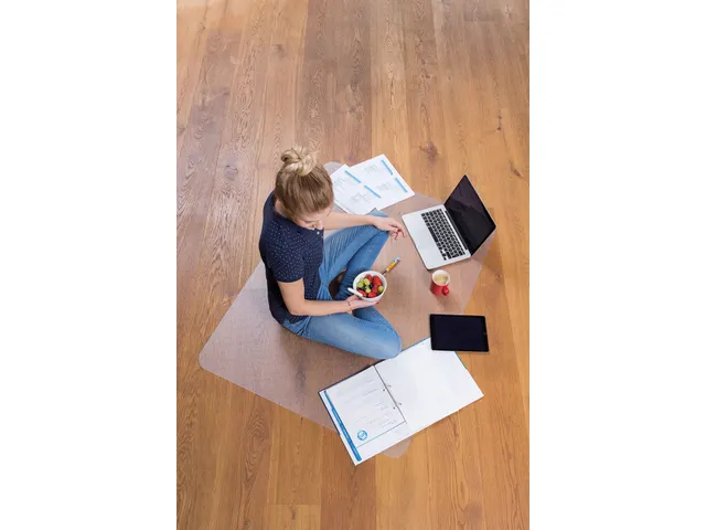 Stoelmat Economy PET 90x120 cm Harde Vloeren Anti-Slip