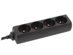 4-Voudige Stekkerdoos Met Krimpkous - 3G1.5 - 5m - Penaarde