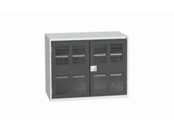 universele kast,HxBxD 900x1300x550mm,2xStalen bodem,draaigrendelslot