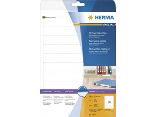 Herma 5119 Rugetiket 192x25,4mm Wit permanent klevend 250 stuks - 2