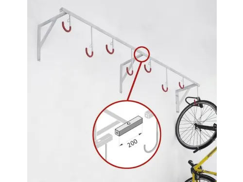 Fiets-Hangrek 8Plaatsen L 2600Mm Wandmontage