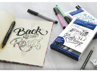Tekenstift Faber-Castell Pitt Artist Pen handlettering I 6-delig etui - 5