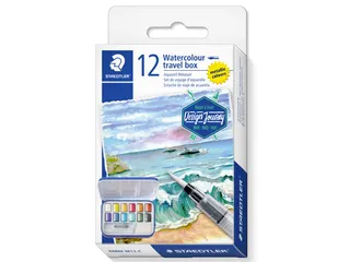Waterverf Staedtler Design Journey set 12 kleuren - 1