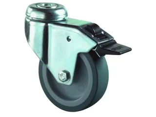 Zwenkwiel Dubbele Vastzetter 50kg Boorgat Øxb 75x24mm Thermoplast - 2