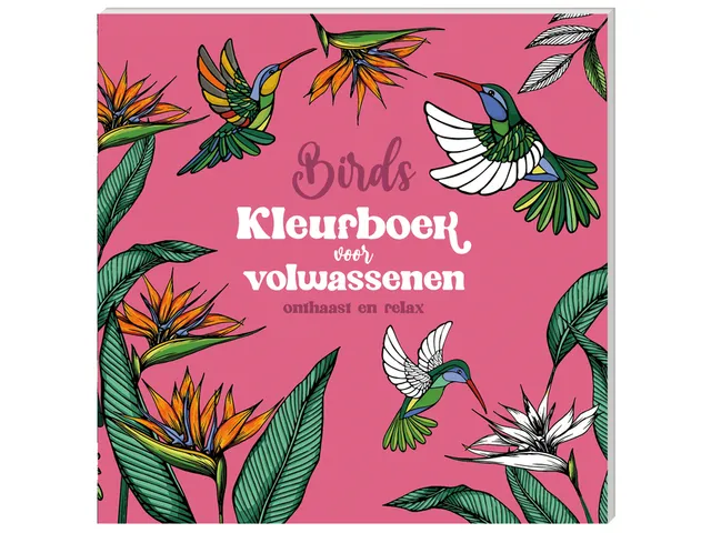 Kleurboek voor volwassenen Interstat Birds