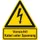 waarschuwings-combibord,v. binnen/buiten,Pas op! Kabels onder spanning