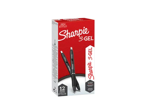 Gelschrijver Sharpie S-Gel Medium punt 0.7mm Zwart
