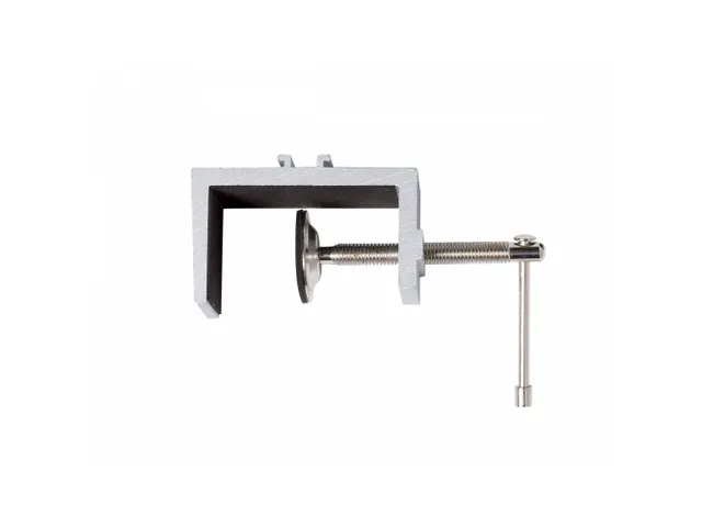 Beurswand-klem voor Wandverlichting max. 53mm Zilver