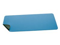 Onderlegger oprolbaar Sigel blauw-groen, 800x300x2mm imitatieleer, dub
